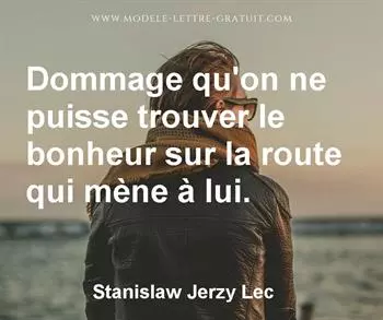 Citation de Stanislaw Jerzy Lec