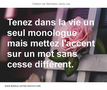 Citations Stanislaw Jerzy Lec