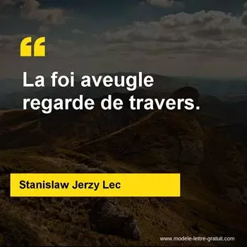 Citation Stanislaw Jerzy Lec