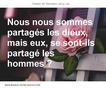Citations Stanislaw Jerzy Lec