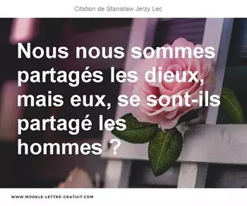 Citations Stanislaw Jerzy Lec