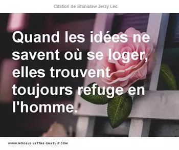 Citations Stanislaw Jerzy Lec