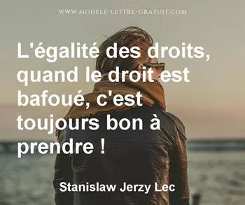 Citation de Stanislaw Jerzy Lec