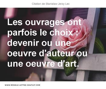 Citations Stanislaw Jerzy Lec