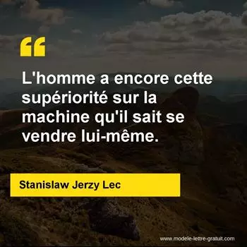 Citation Stanislaw Jerzy Lec