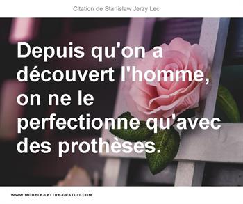 Citations Stanislaw Jerzy Lec