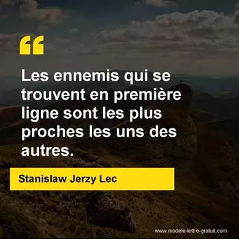 Citation Stanislaw Jerzy Lec