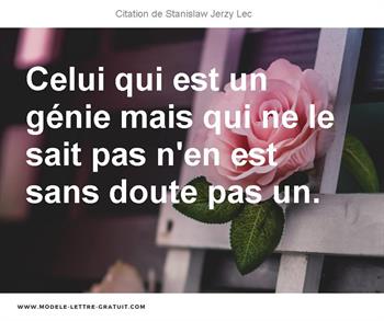 Citations Stanislaw Jerzy Lec