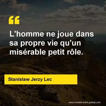 Citation Stanislaw Jerzy Lec
