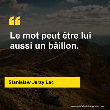 Citation de Stanislaw Jerzy Lec