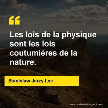 Citation Stanislaw Jerzy Lec