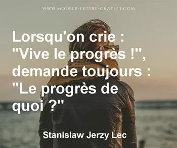 Citation de Stanislaw Jerzy Lec