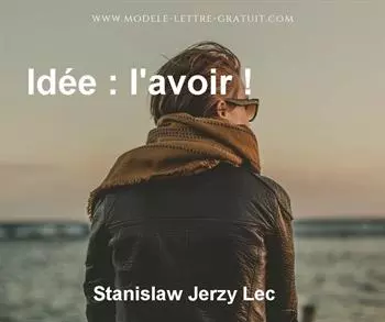 Citation de Stanislaw Jerzy Lec