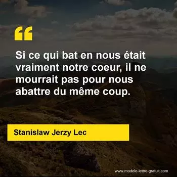 Citation Stanislaw Jerzy Lec
