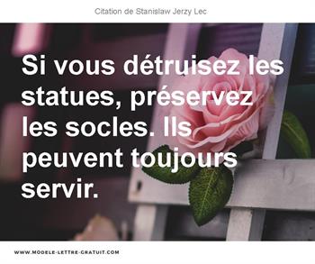 Citations Stanislaw Jerzy Lec