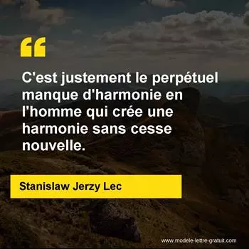 Citation Stanislaw Jerzy Lec