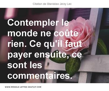 Citations Stanislaw Jerzy Lec