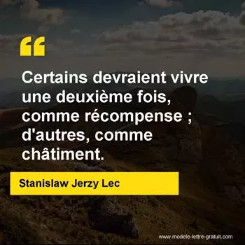 Citation Stanislaw Jerzy Lec