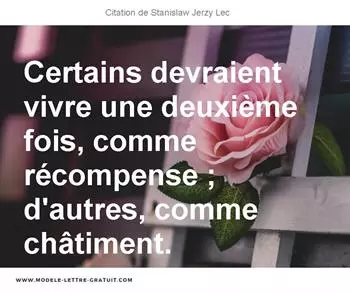 Citations Stanislaw Jerzy Lec