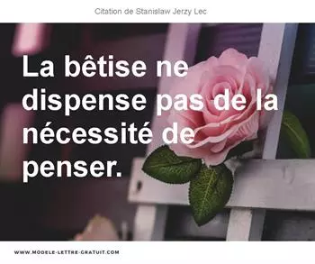Citations Stanislaw Jerzy Lec