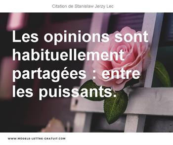 Citations Stanislaw Jerzy Lec