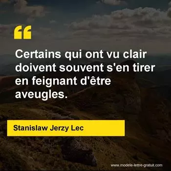 Citation Stanislaw Jerzy Lec