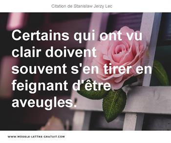 Citations Stanislaw Jerzy Lec