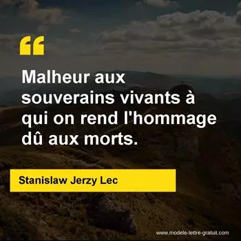 Citation Stanislaw Jerzy Lec