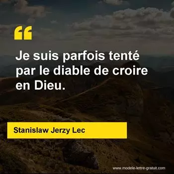 Citation Stanislaw Jerzy Lec