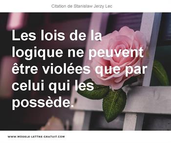 Citations Stanislaw Jerzy Lec