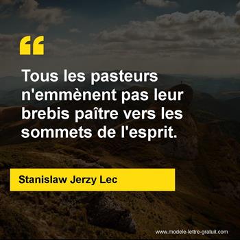 Citation de Stanislaw Jerzy Lec