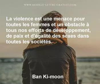 Citation de Ban Ki-moon