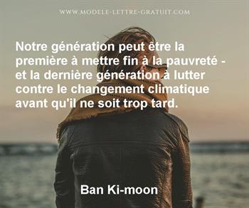 Citation de Ban Ki-moon