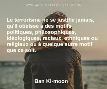 Citation de Ban Ki-moon