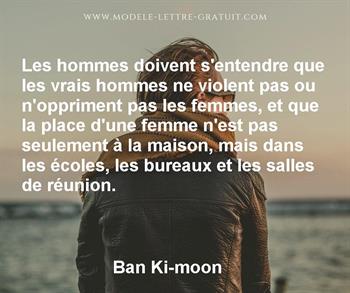 Citation de Ban Ki-moon