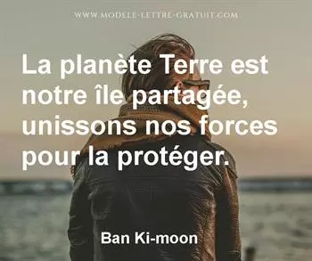 Citation de Ban Ki-moon