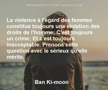 Citation de Ban Ki-moon
