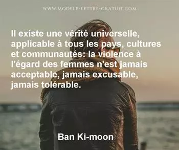 Citation de Ban Ki-moon