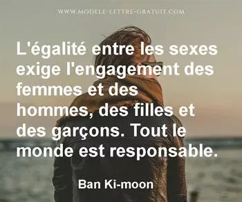 Citation de Ban Ki-moon