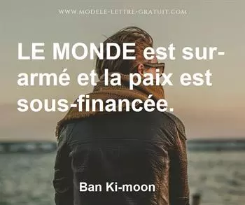Citation de Ban Ki-moon