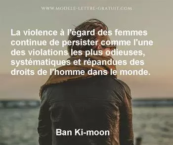 Citation de Ban Ki-moon