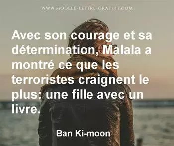 Citation de Ban Ki-moon