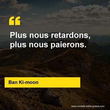 Citations Ban Ki-moon
