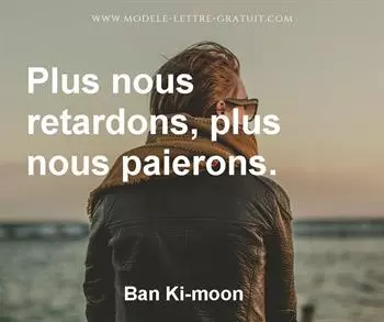 Citation de Ban Ki-moon