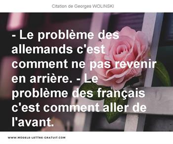 Citations Georges WOLINSKI
