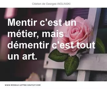 Citations Georges WOLINSKI
