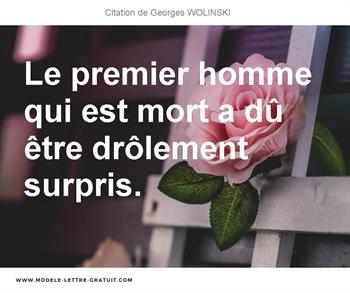Citations Georges WOLINSKI