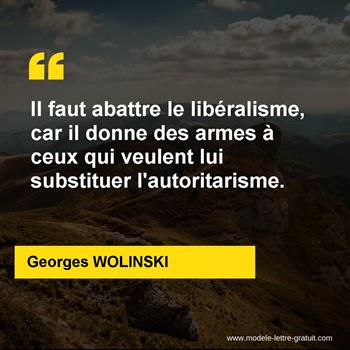 Citations Georges WOLINSKI