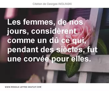 Citations Georges WOLINSKI