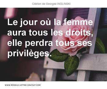 Citations Georges WOLINSKI